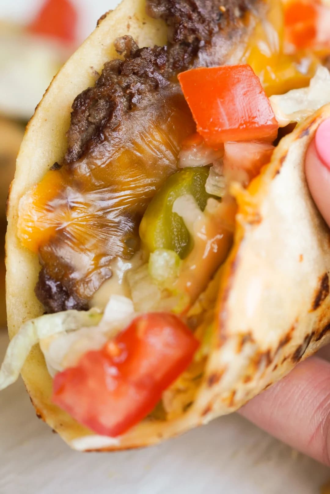 Big Mac Smash Burger Tacos with Special Sauce