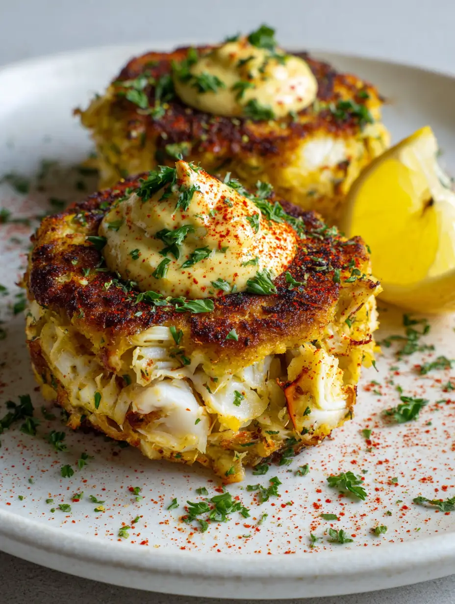 Old Bay Crab Cakes With Pan-Seared Jumbo Lump Crab