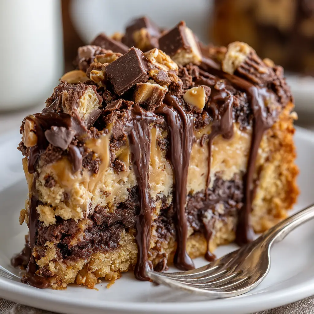 Peanut Butter Cup Dump Cake: 5-Ingredient Chocolate Dessert