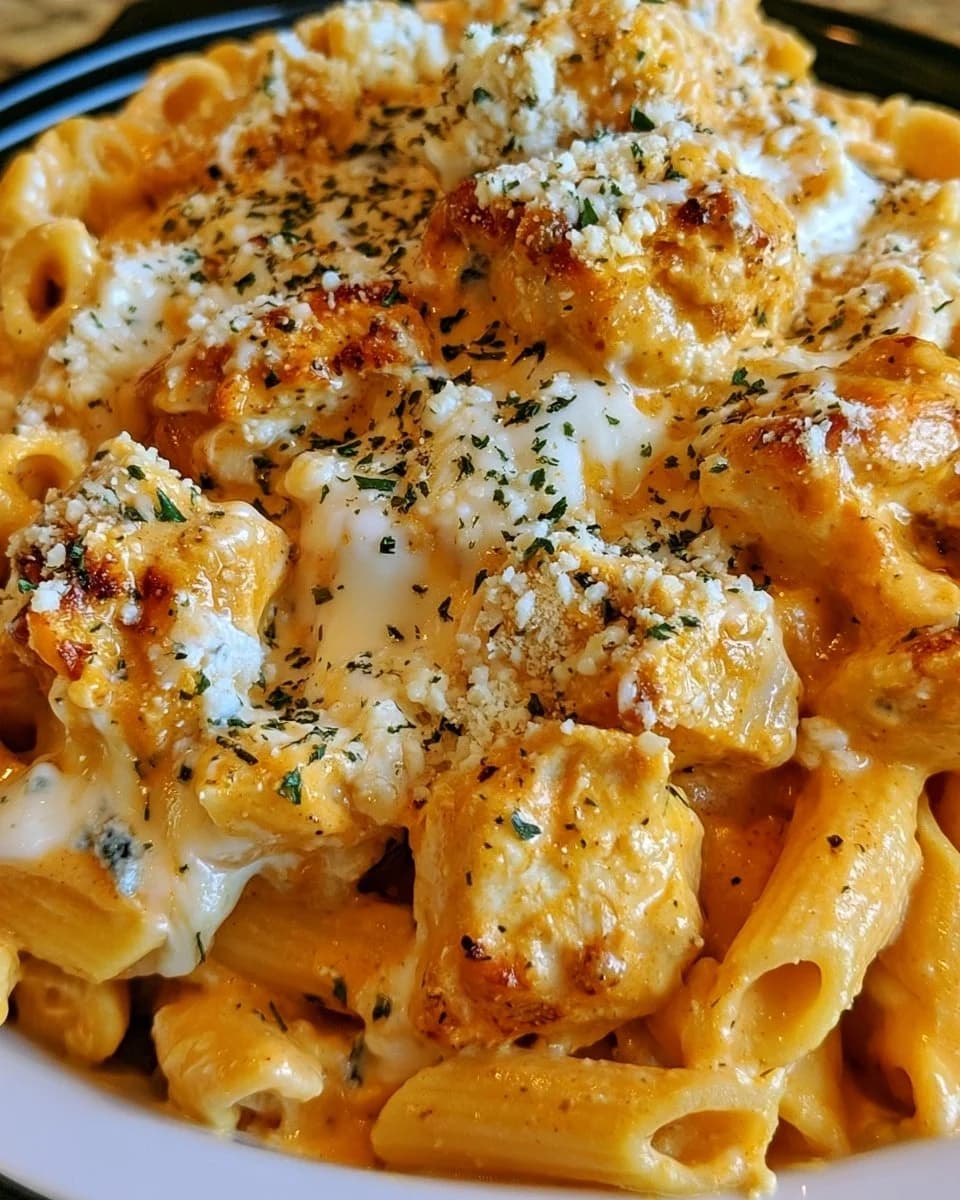 Slow Cooker Creamy Chicken Pasta with Tender Shredded Chicken