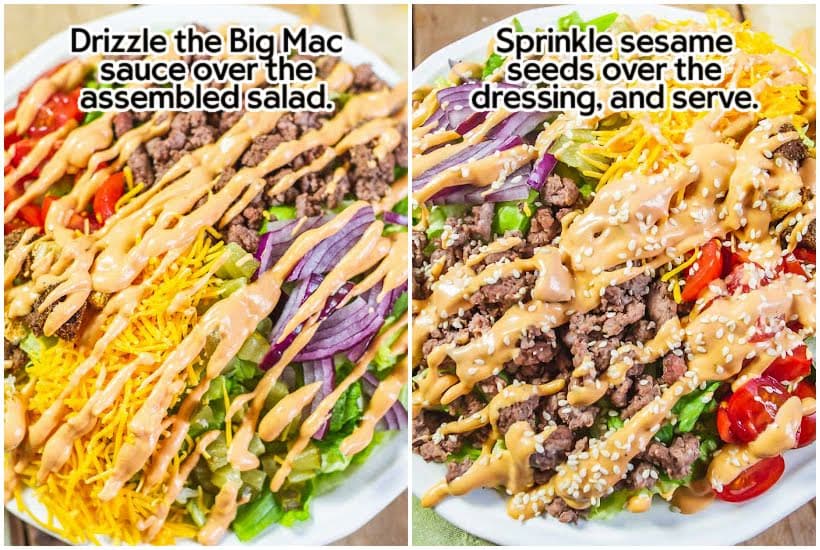 Big Mac in a Bowl: Hamburger Salad with Pickles and Cheddar
